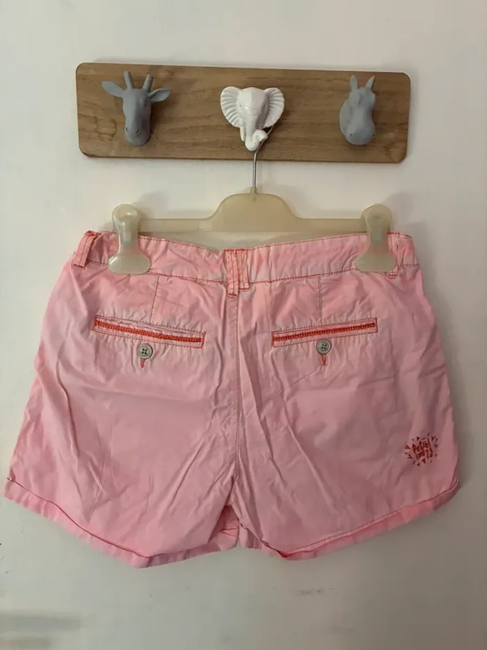 Short jeans rose effet délavé, taille 164 (14 ans), Petrol Industries. - photo numéro 6