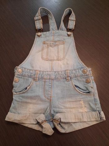 salopette short jean - kiabi 5 ans