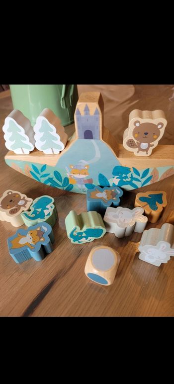 Joli jeux d'équilibre en bois Sergent Major