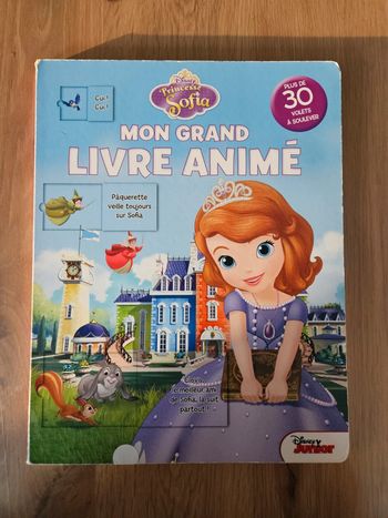 Livre princesse Sofia Mon grand livre animé