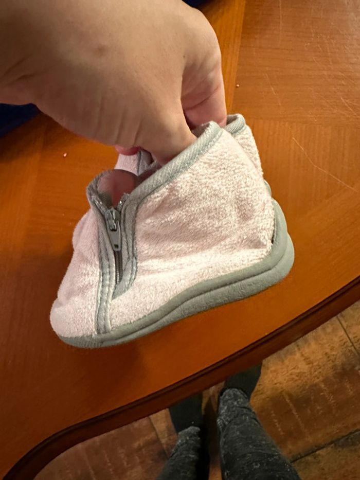 Chausson fille rose pale - photo numéro 4