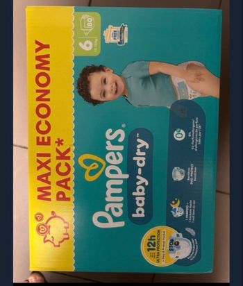 Couches Pampers t 6 