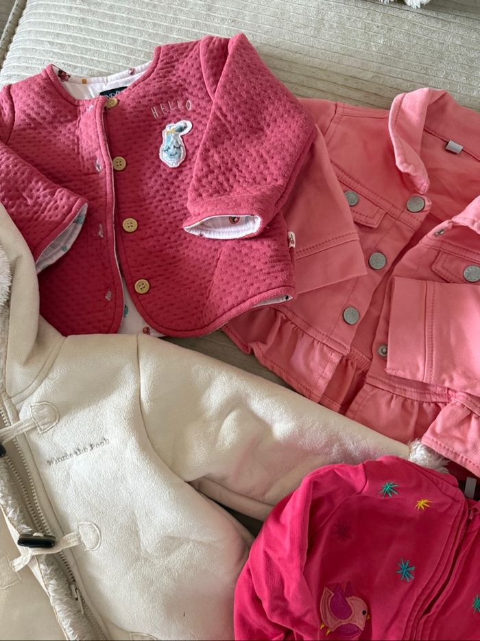 Lot de veste bébé fille  6 mois - photo numéro 3
