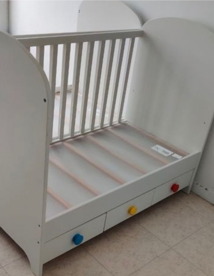 Lit bébé  évolutif de 0 à 4 ans IKEA GONATT - photo numéro 3