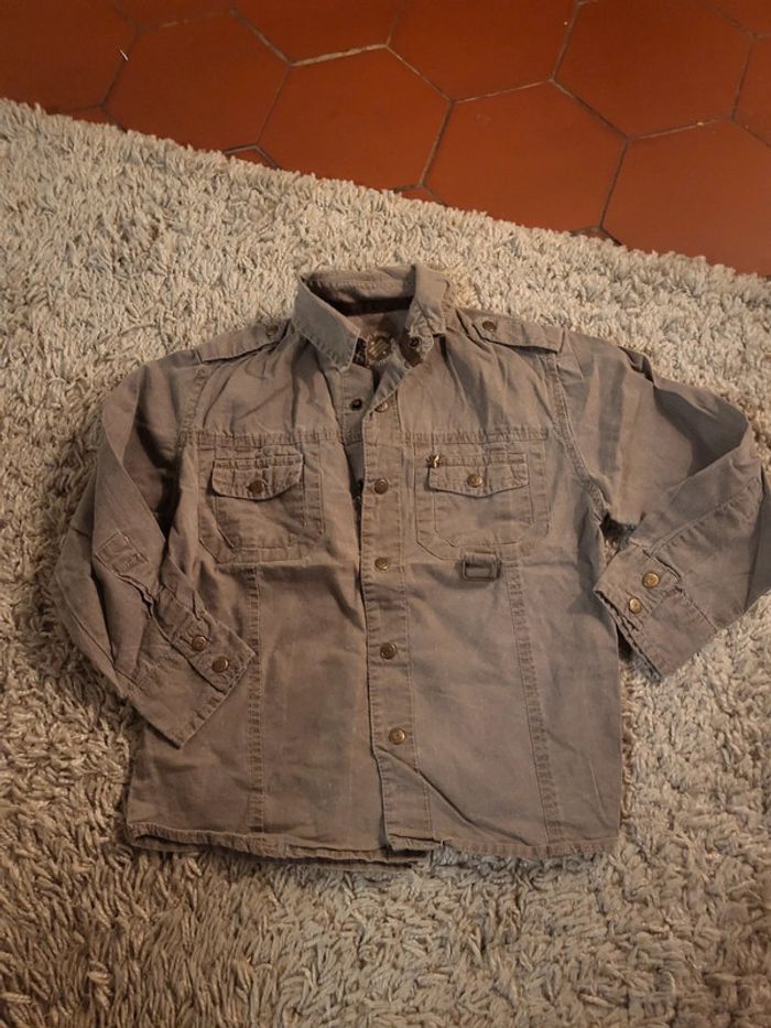 Chemise kaki garçon taille 4 ans