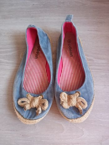 Paire de ballerines espadrilles en jean T.36