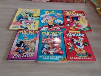 Lot d 3 Picsou magazine et 3 Mickey parade(13)