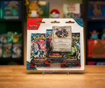 Tripack Pokémon EV06 "Mascarade Crépusculaire" - Neuf & Scellé - Promo Vrombotor
