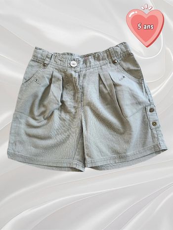 Short kaki fille 5 ans