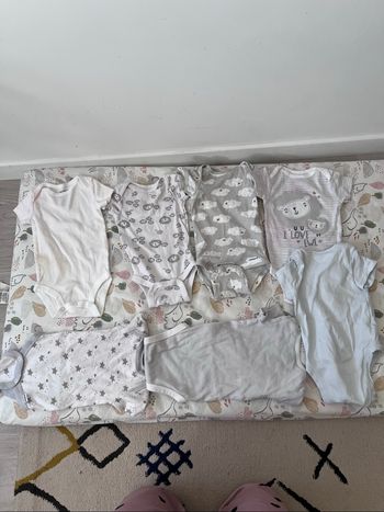Lot bodies manches courtes