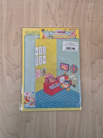 Set papier à lettre Kirby Ichibankuji "Pupupuna Ramen"