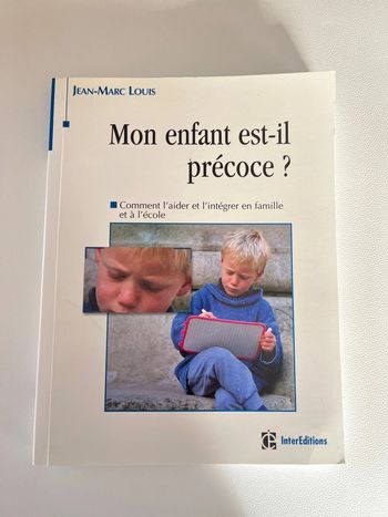 Livre parentalité : Mon enfant est il précoce ?