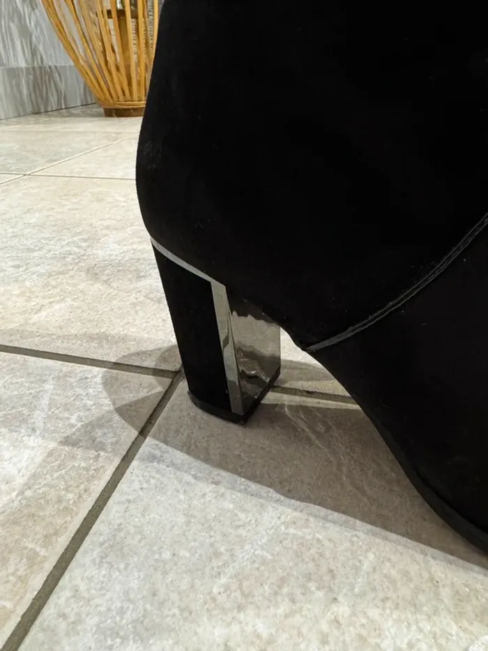 Bottines noires daim 37 - photo numéro 5