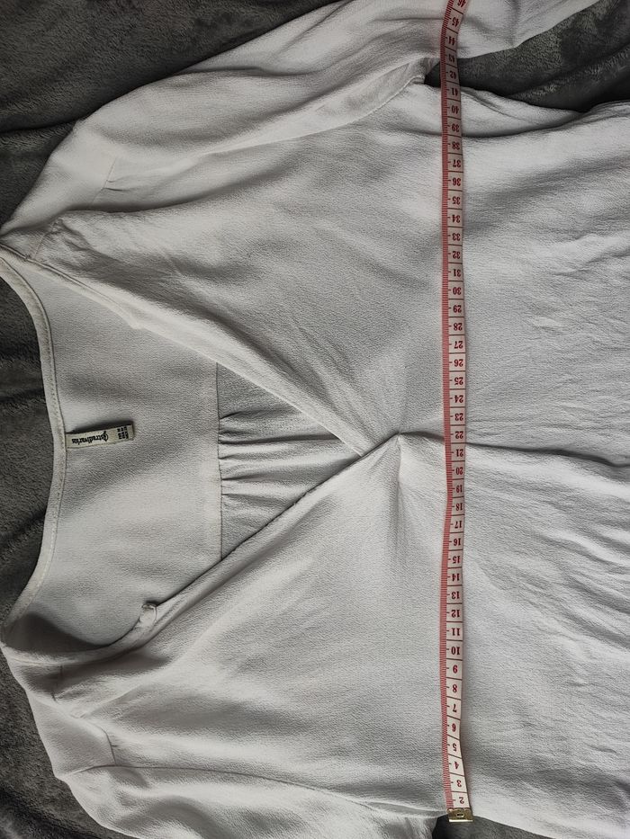 Haut Blanc Femme stradivarius M - photo numéro 5