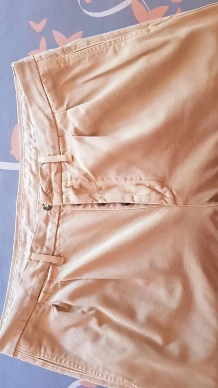 Pantalon  vintage  beige Eden park - photo numéro 3