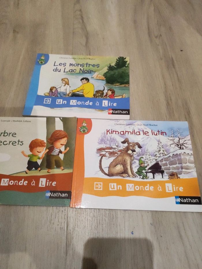 Lot de 3 livres un monde à lire - photo numéro 3