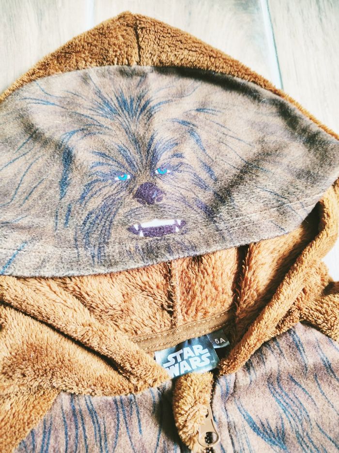 🌑 Déguisement/costume combinaison de Chewbacca Star Wars pour enfant - photo numéro 3