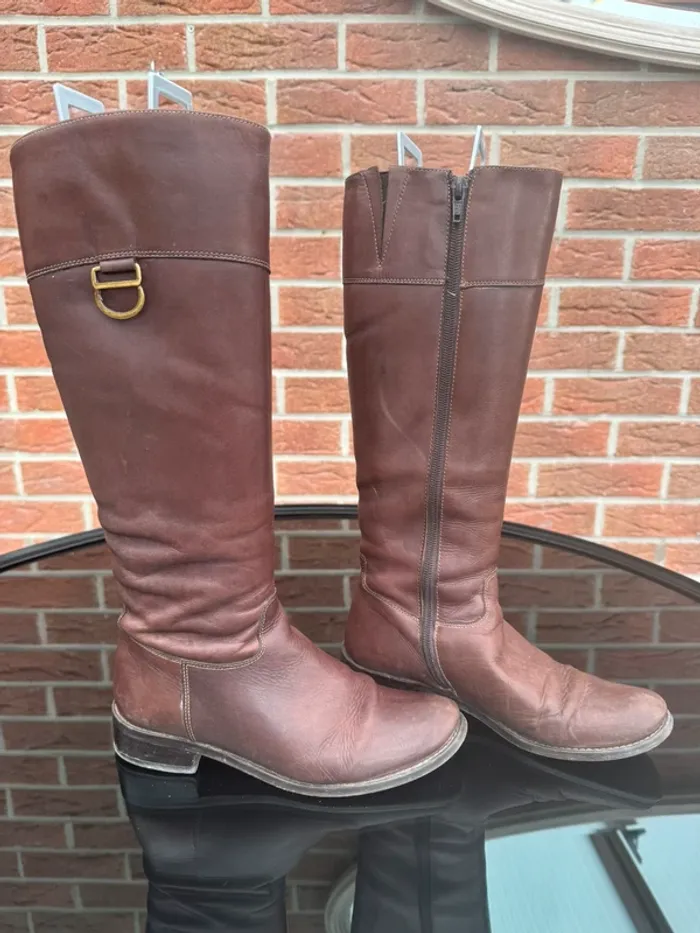 Botte en vrai cuir taille 36 - photo numéro 3