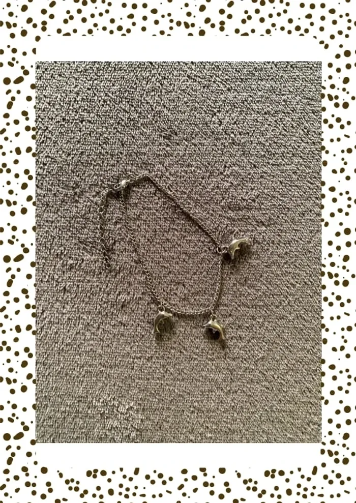 Bracelet de cheville dauphins