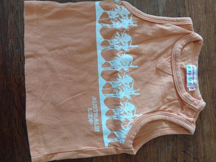 Lot de 6hauys sans manches taille 6 mois - photo numéro 5