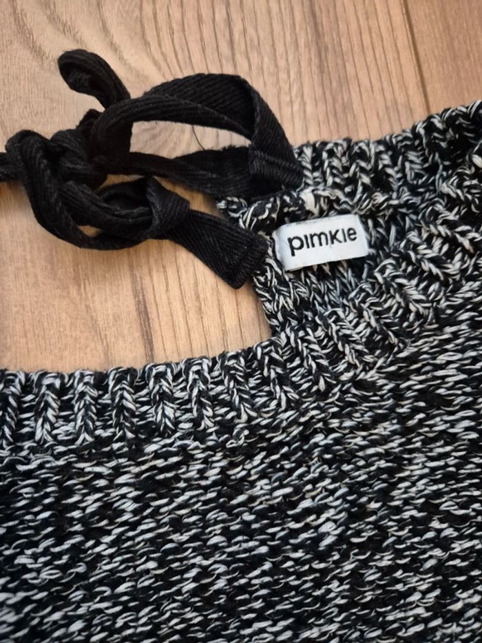 🖤 Gros pull noir moucheté Pimkie taille M - photo numéro 3