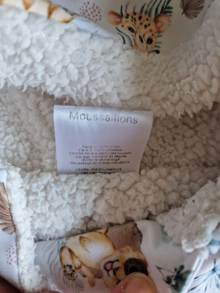 Poncho polaire imperméable bébé - photo numéro 4