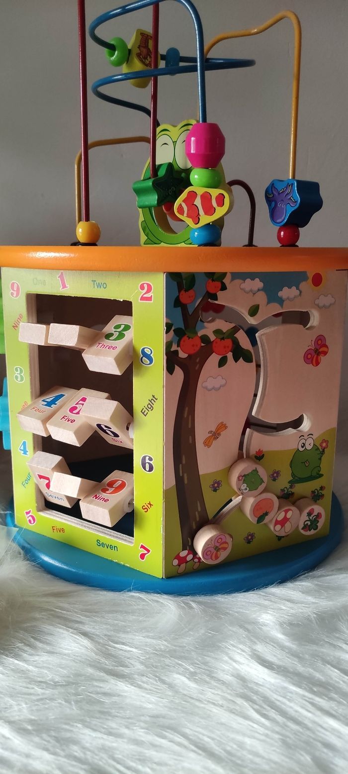 Centre d'activité en bois multifonction - photo numéro 3