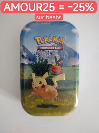 Mini tin pikachu héros transcendants q1 26 