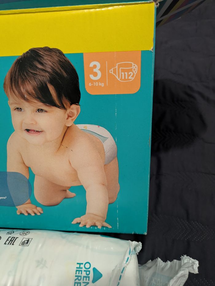 Couches Pampers baby dry taille 3 - photo numéro 5