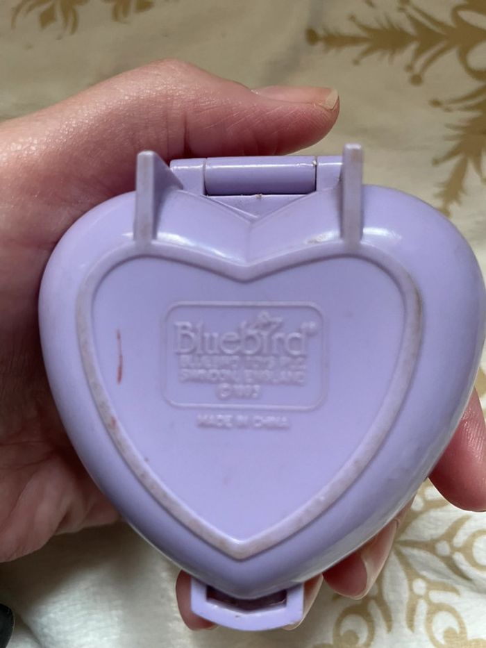 Petit coffret cœur Polly Pocket vintage - photo numéro 4