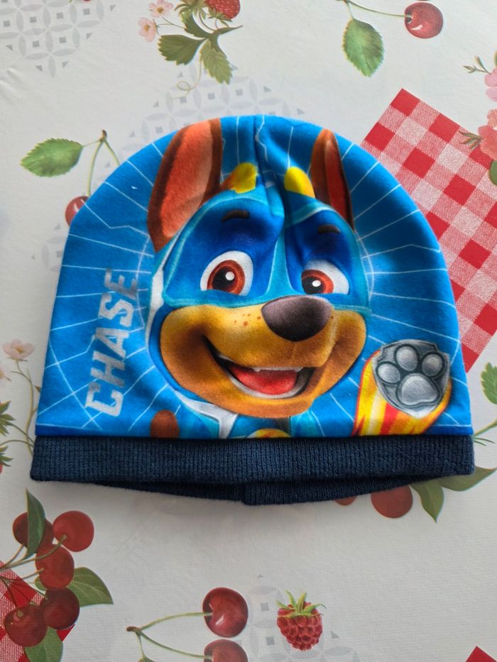 ENSEMBLE  CACHE COU ET BONNET PAW PATROL NEUF  4/6 ANS - photo numéro 3