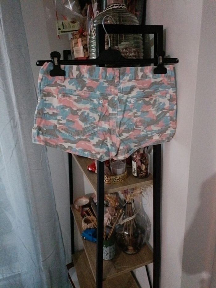 Short en jean très court de plage - Taille 36 - Style armée - photo numéro 3