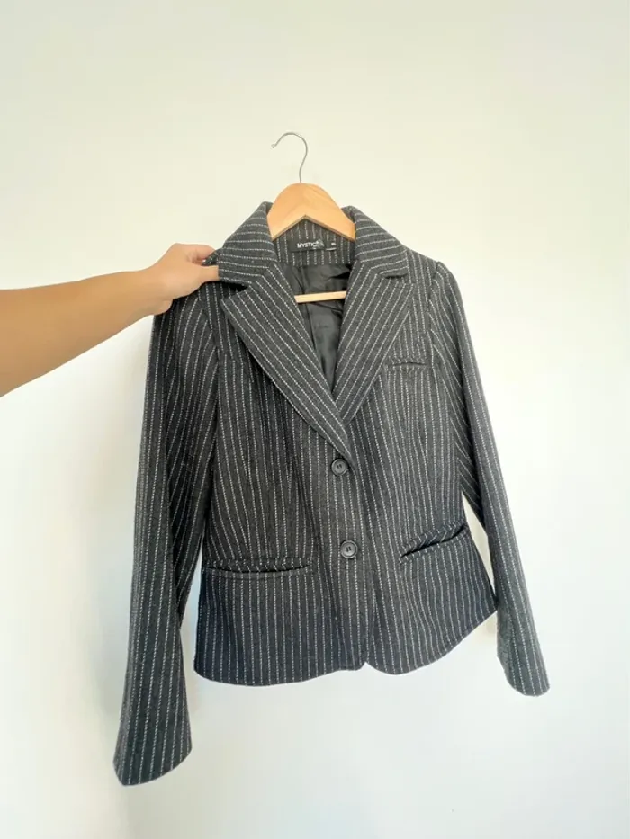 Veste blazer à rayures - Mystic - T40