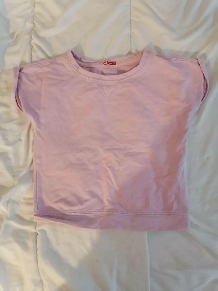 Tee shirt rose fille 5 ans