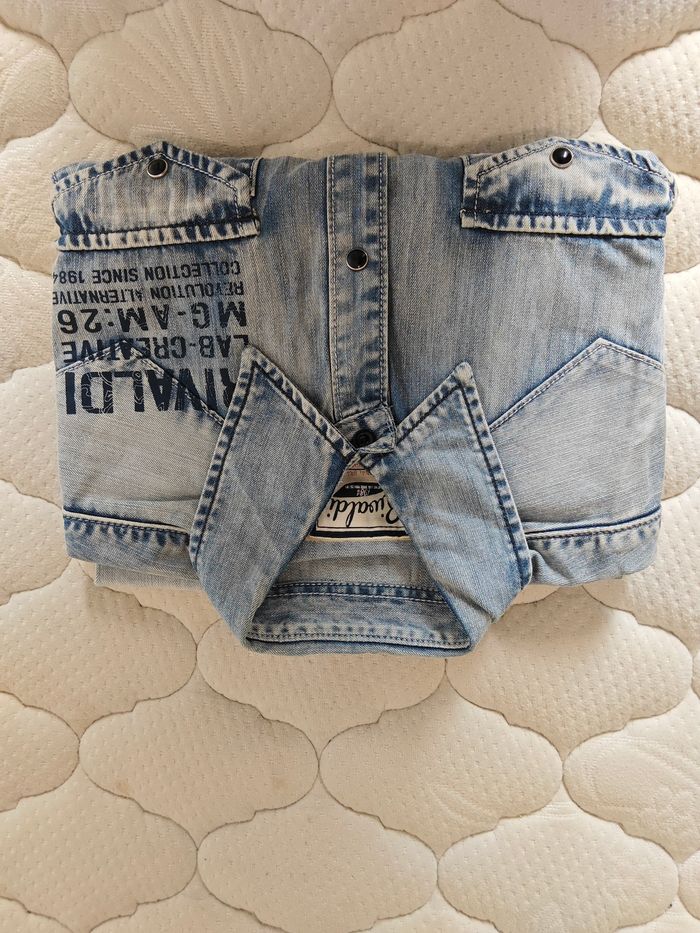 Chemise en jean Rivaldi homme M – neuve sans étiquette - photo numéro 6
