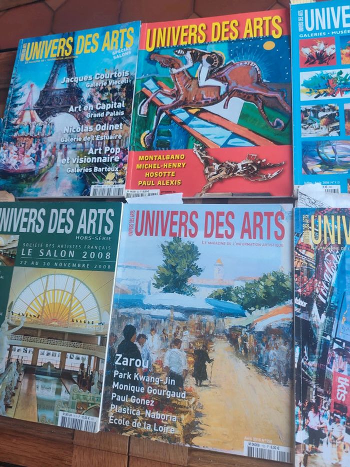 Lot 7 magazines L’Univers des Arts vintage (2006–2012) Galeries, Salons, Artistes - photo numéro 3