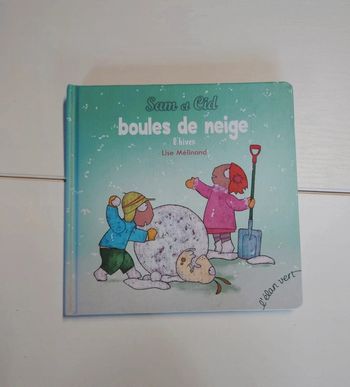 Sam et Cid boules de neige l'hiver