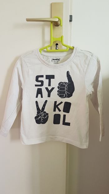 Sous pull blanc taille 2 ans