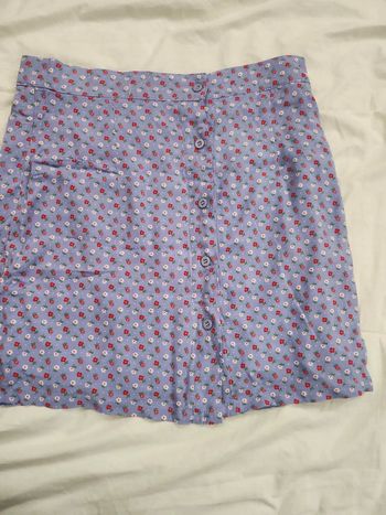 Jupe motif fleurs