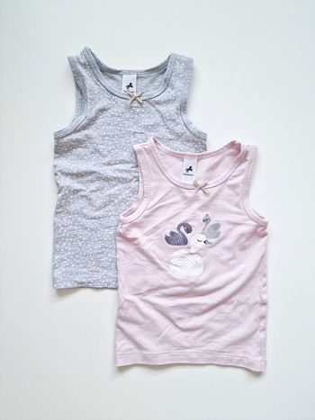 Palomino - Lot de 2 débardeurs / maillots de corps sans manches (2 ans)