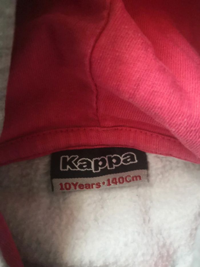 Pull kappa à capuche 10 ans - photo numéro 3