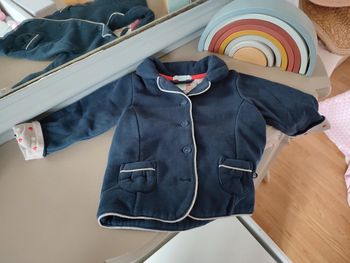 Veste bleue / blazer 12 mois OBAIBI