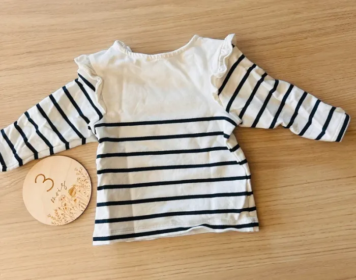 T shirt marinière fille - photo numéro 2