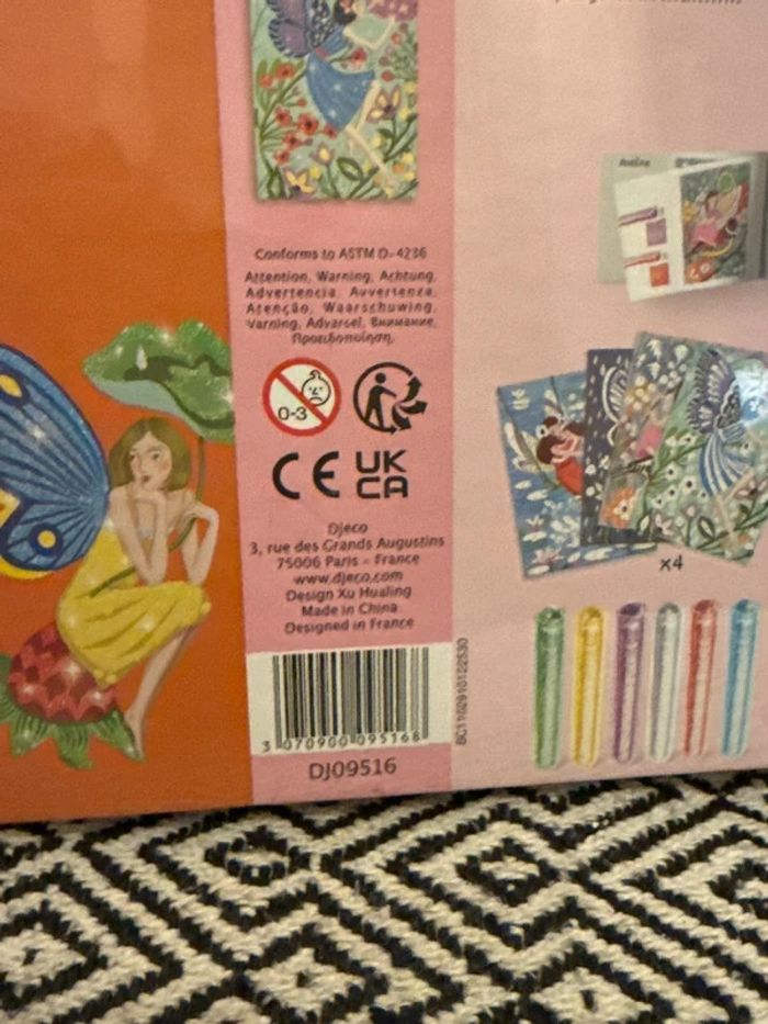 Djeco - Coffret créatif "Tableau à pailleter "La douceur des fées" - photo numéro 3