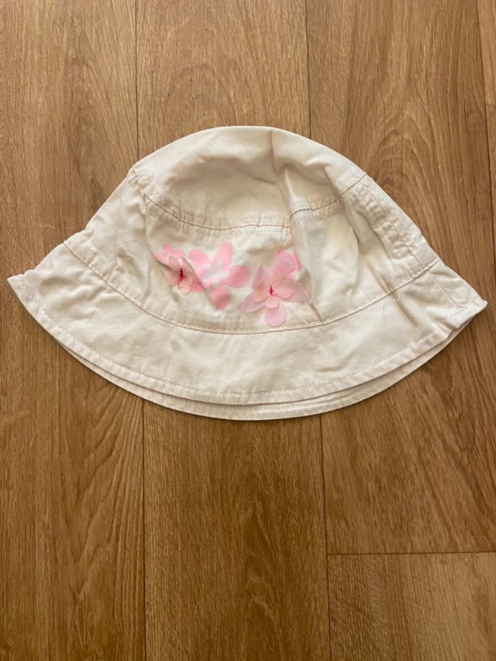 Chapeau rose fille 12/24M