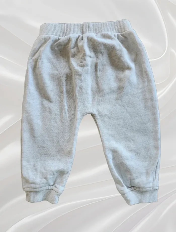 Pantalon jogging gris garçon 12 mois - photo numéro 2