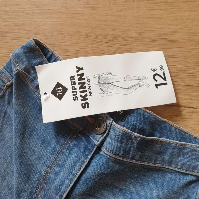 🩷 Jeans super skinny 5/6 ans Tex #emyfleury_6ansfille - photo numéro 4