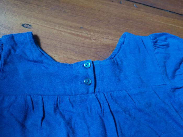 T shirt boutchou 24 mois bleu manches courtes ballons - photo numéro 2