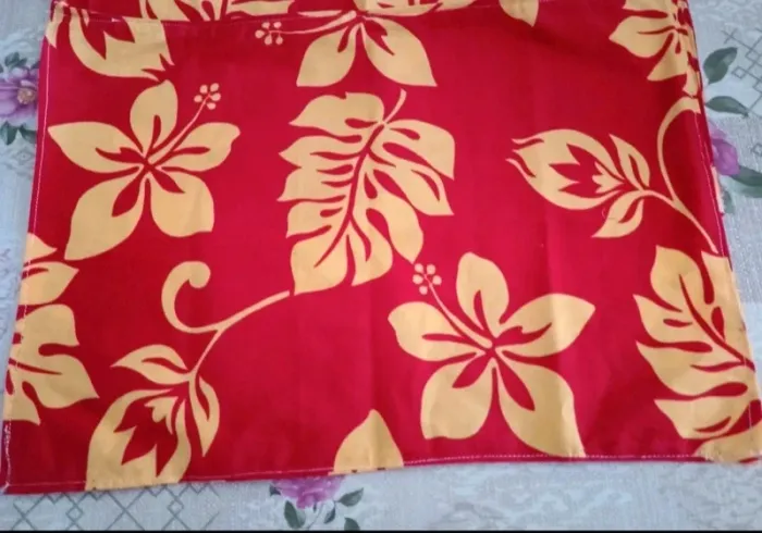 Lot de 4 serviettes de table style Hawaii - photo numéro 3