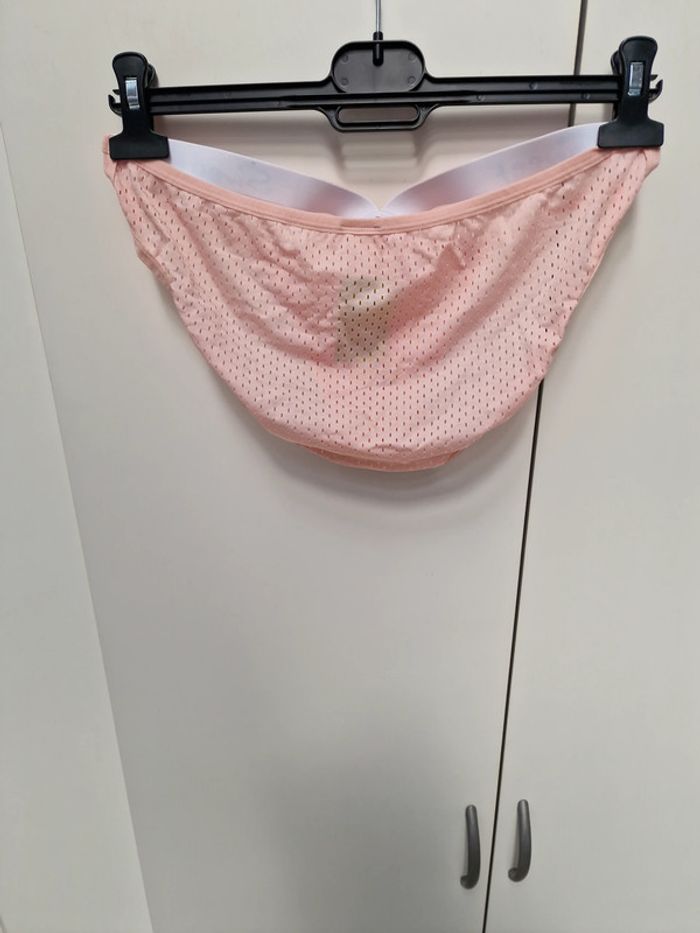 Slip Sexy Taille Basse Respirant Rose - photo numéro 4